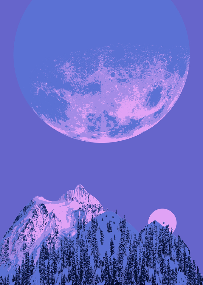 Alpine Glows Purple