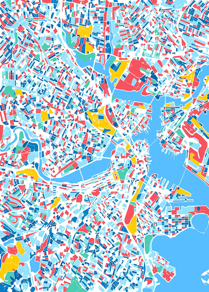 boston map retro 5
