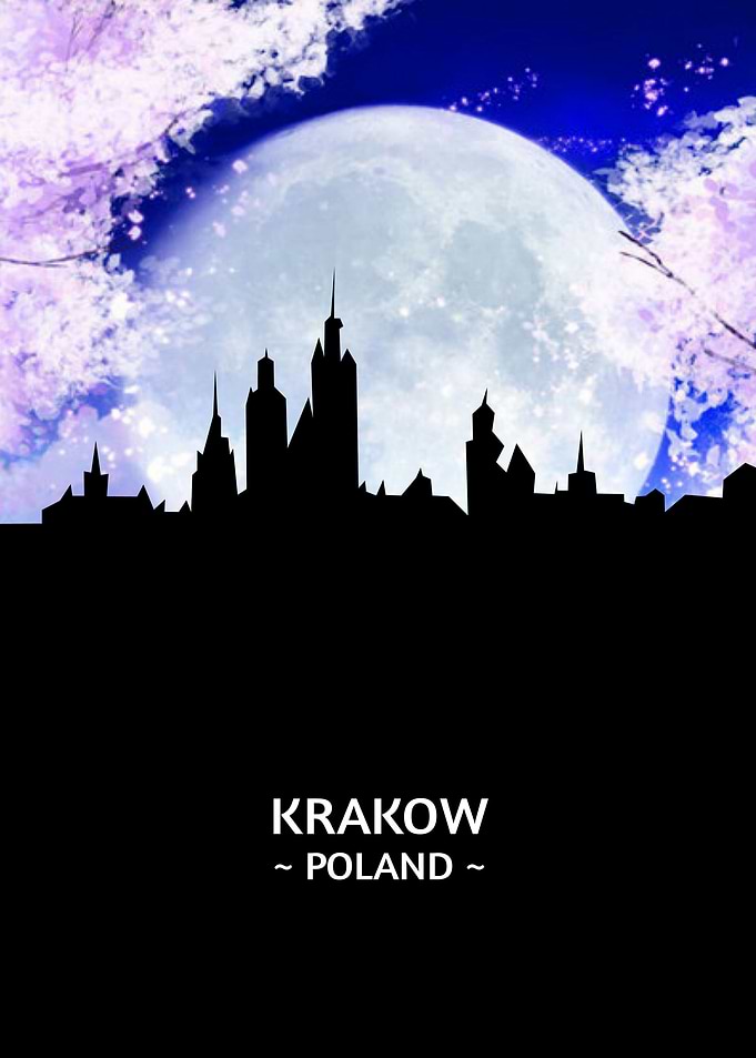 Krakow Poland Skyline