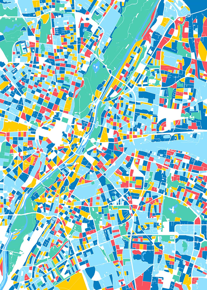 munich map retro 5
