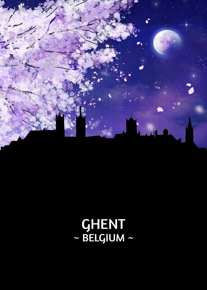 Ghent Belgium Skyline