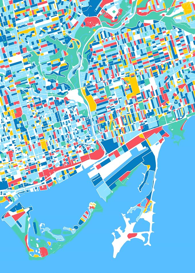 toronto map retro 5