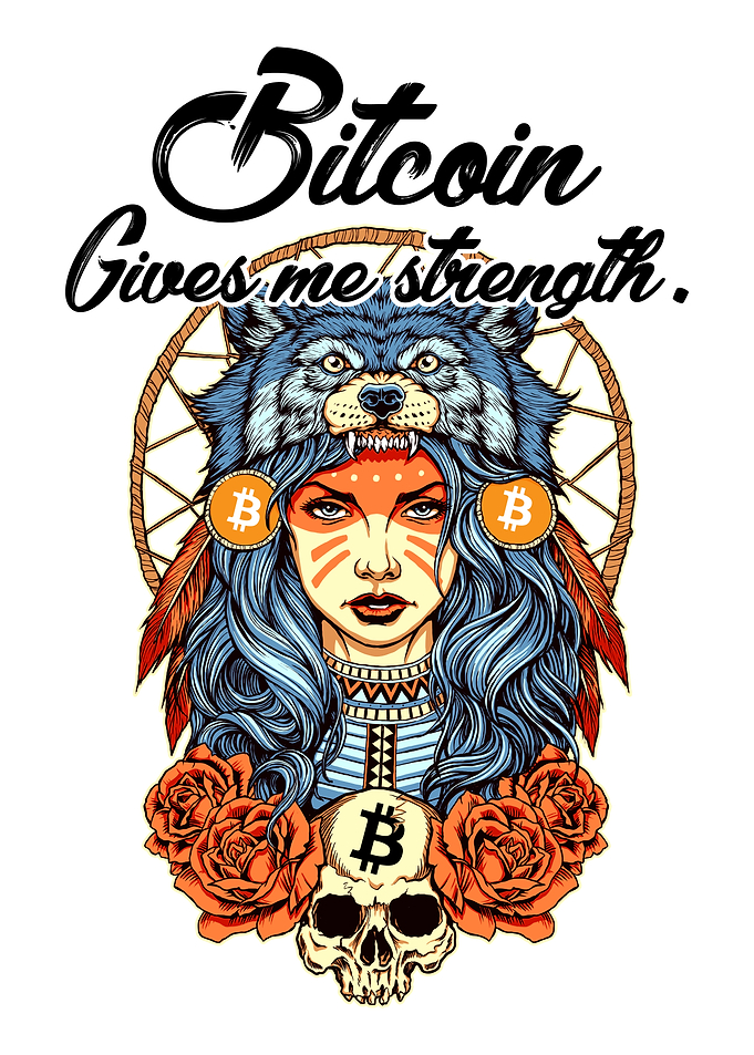 Bitcoin Shaman White