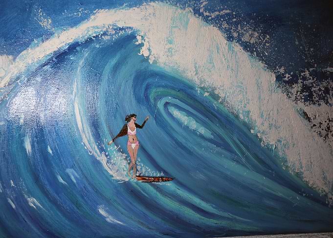 Goofy Foot Surfer
