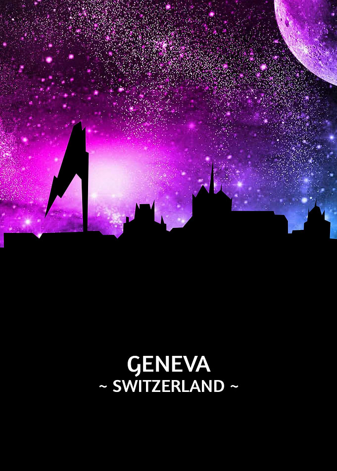 Geneva Switzerland Skyline