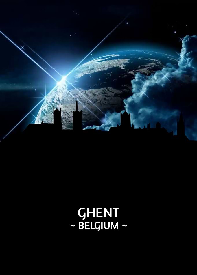 Ghent Belgium Skyline
