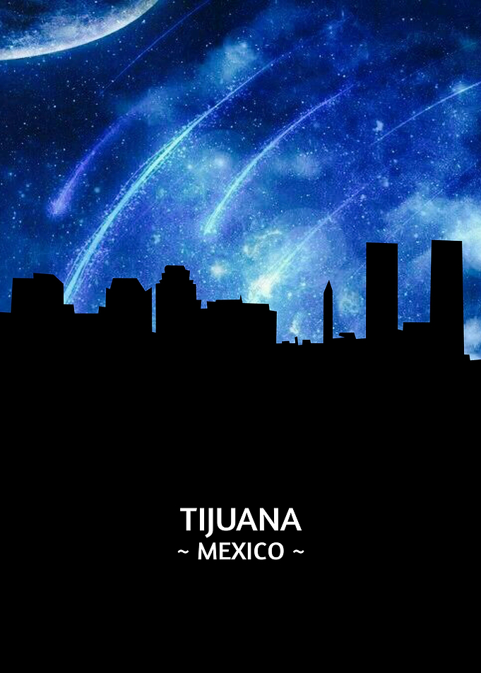 Tijuana Mexico Skyline