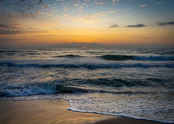 Golden sunrise