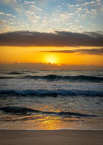 Golden sunrise