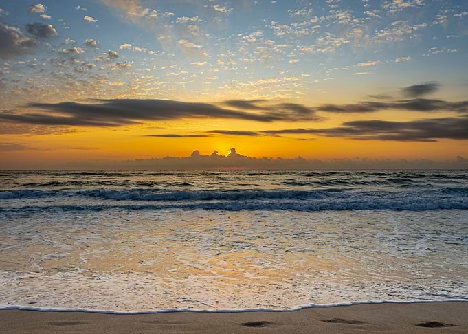 Golden sunrise