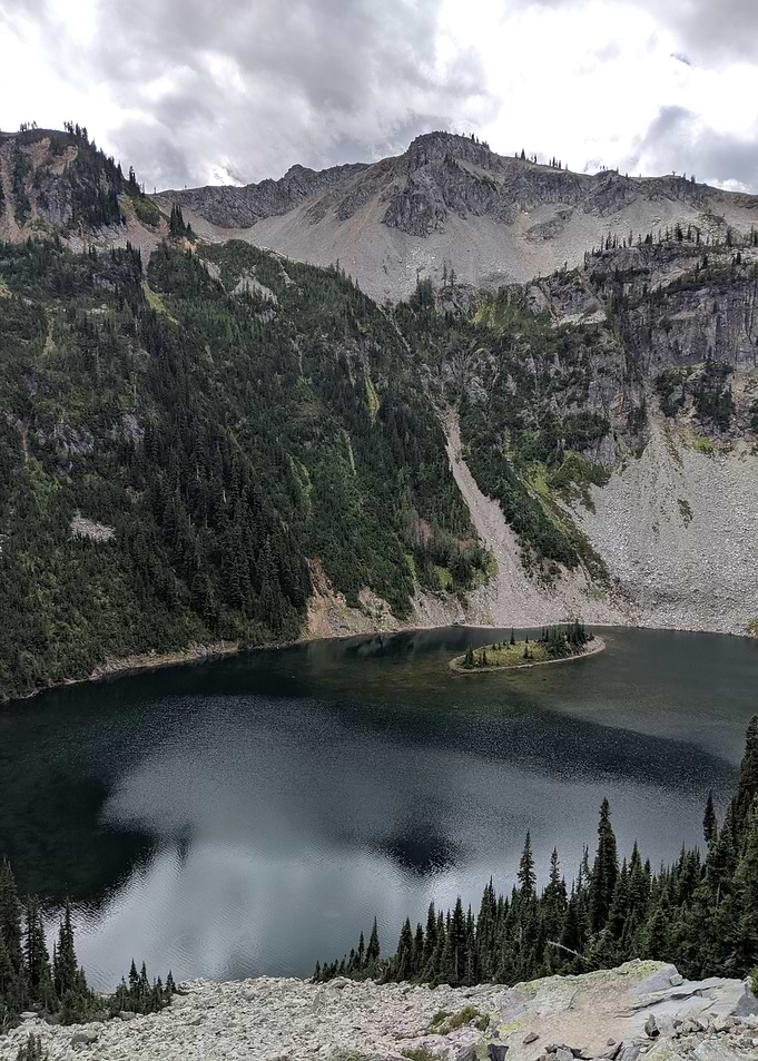 Approaching Lake Ann