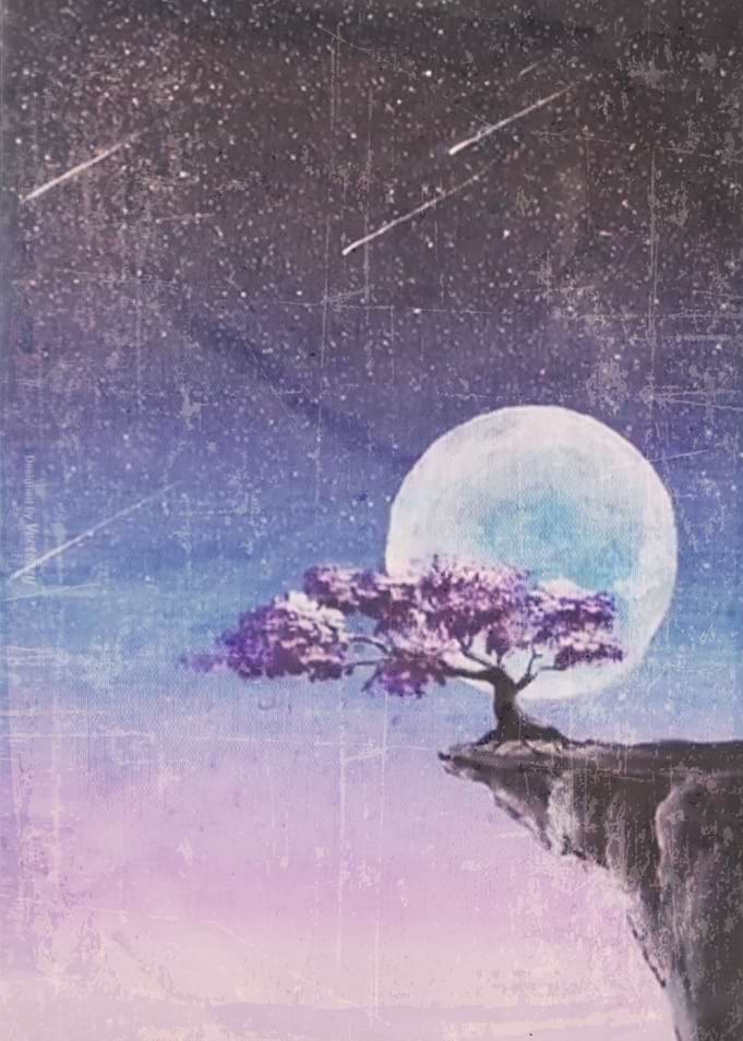 Anochecer en luna llena