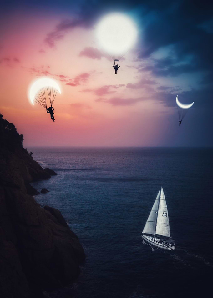 Parachutists Team Moon