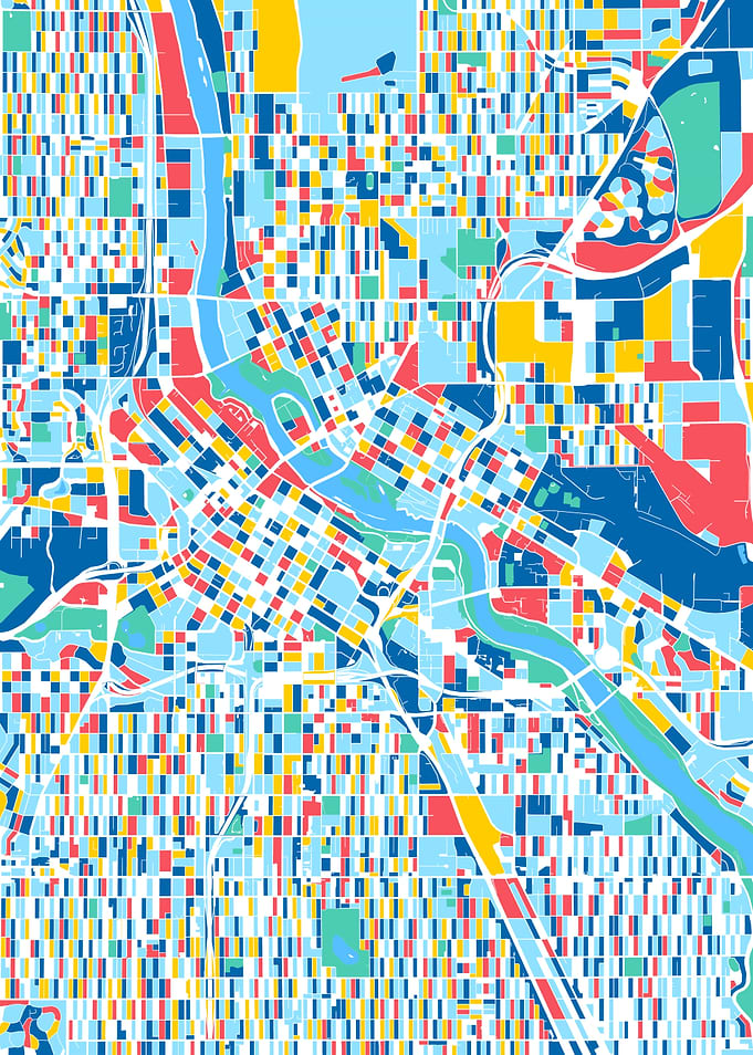 minneapolis map retro 5