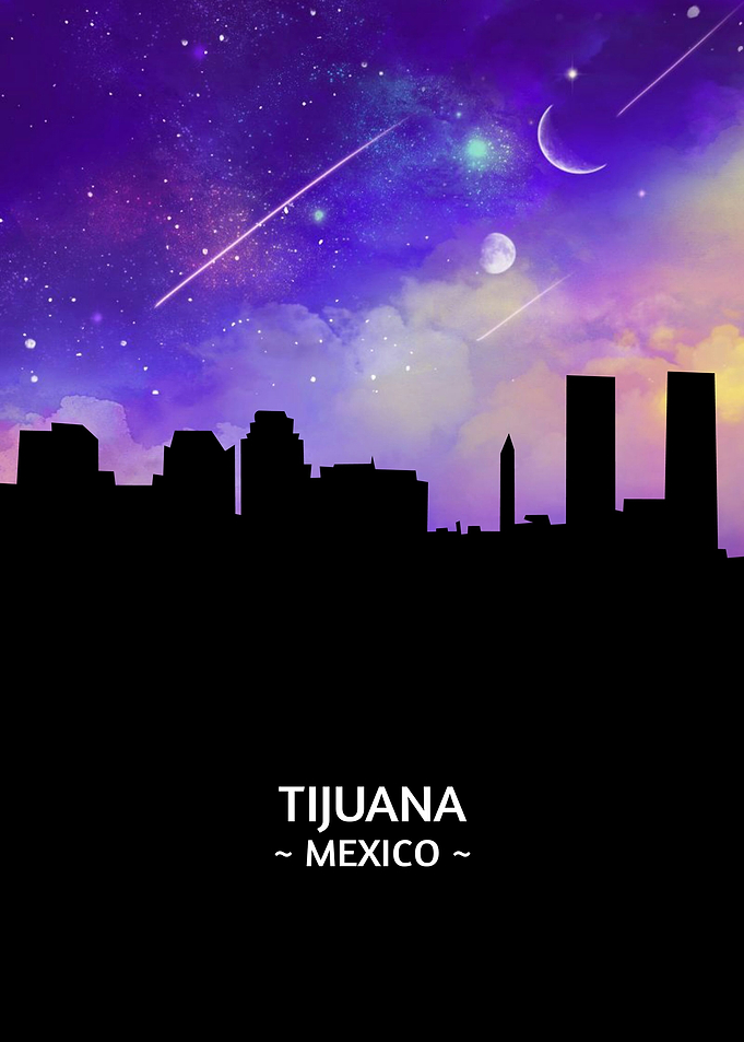 Tijuana Mexico Skyline