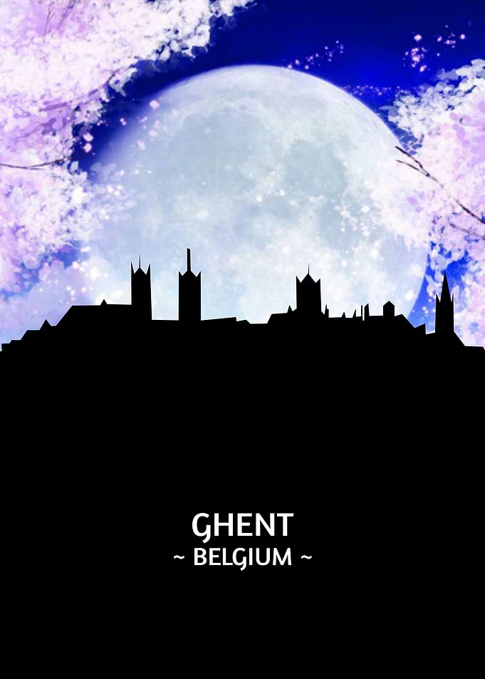 Ghent Belgium Skyline