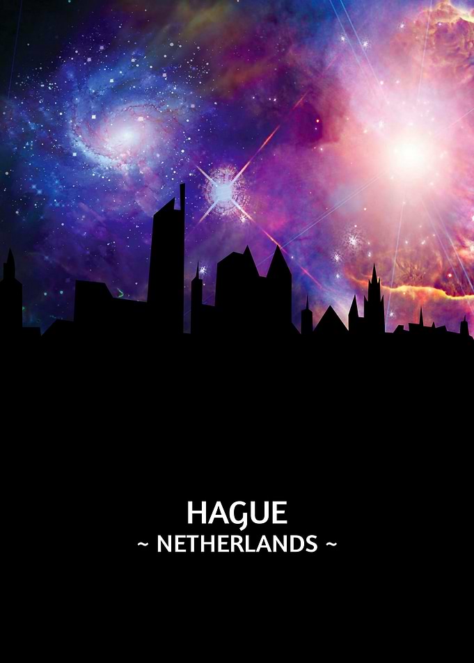 Hague Netherlands Skyline