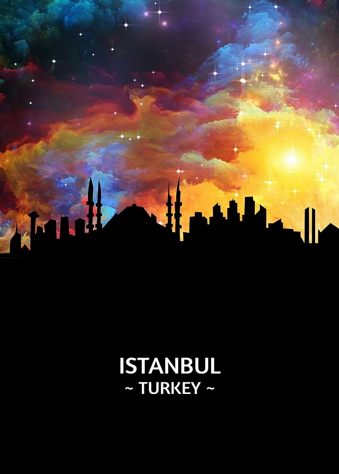 Istanbul Turkey Skyline