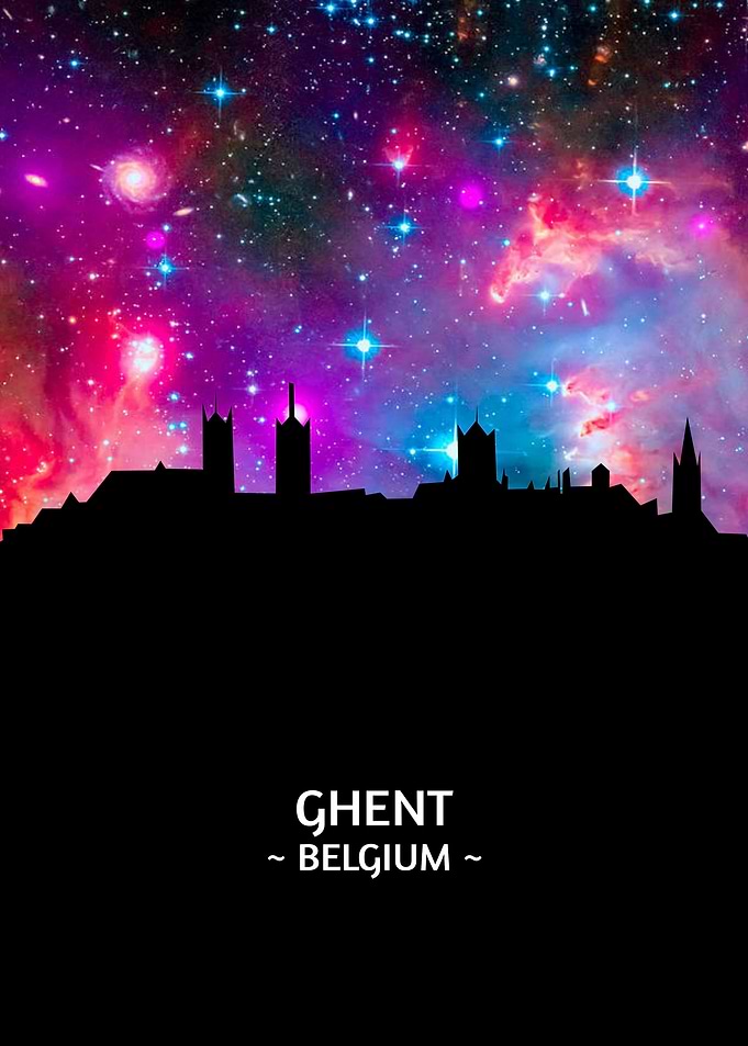 Ghent Belgium Skyline