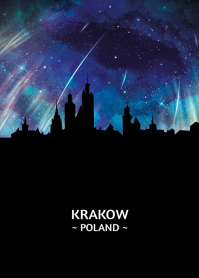 Krakow Poland Skyline