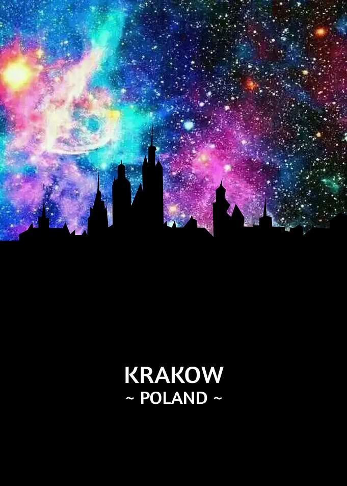 Krakow Poland Skyline