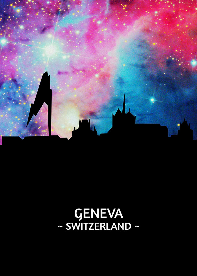 Geneva Switzerland Skyline