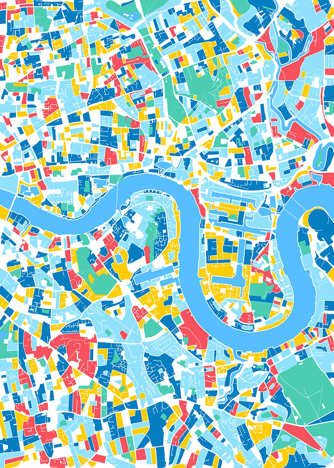 london map retro 5