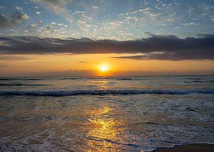 Golden sunrise