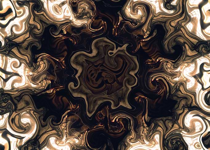 Gold Oil Painting