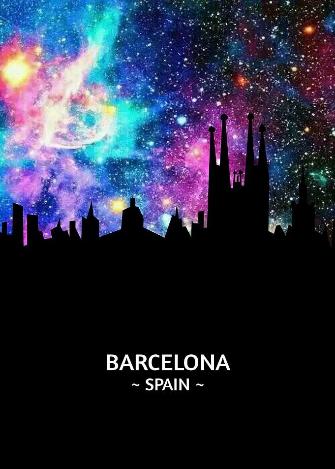Barcelona Spain Skyline