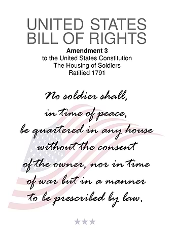 USA Bill Of Rights 3