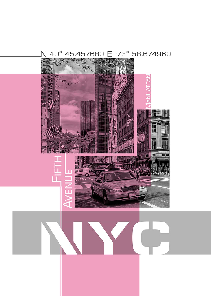 Poster Art NYC 5th Avenue