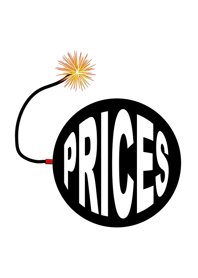 Prices Bomb And Lit Fuse