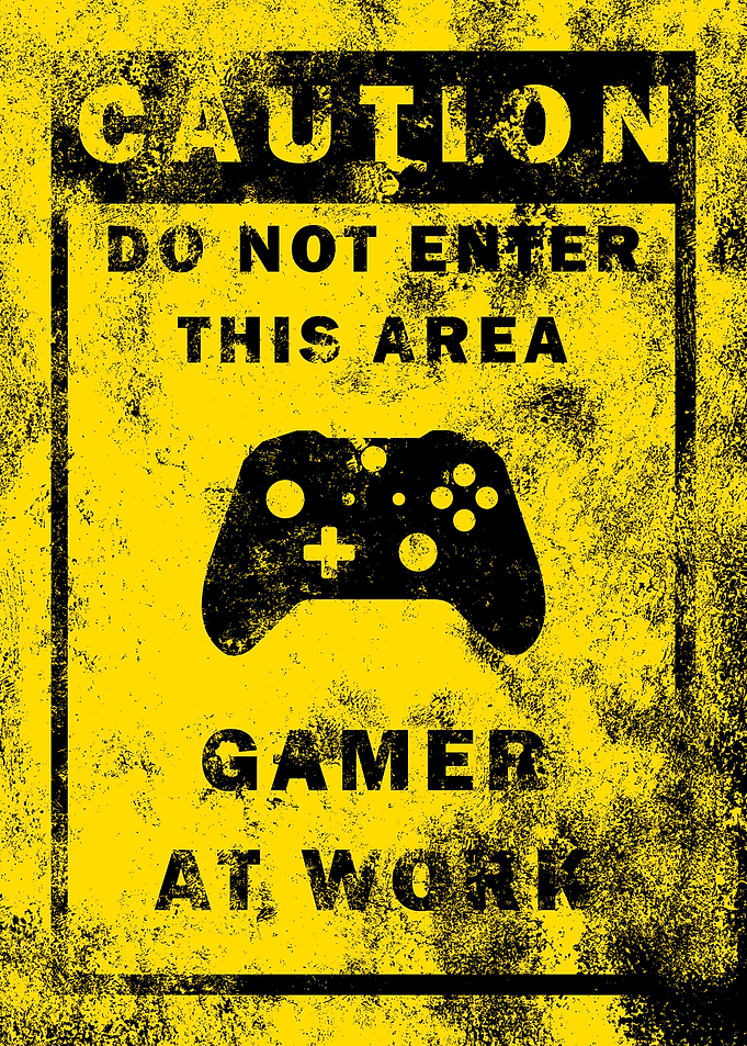 Gamer At Work