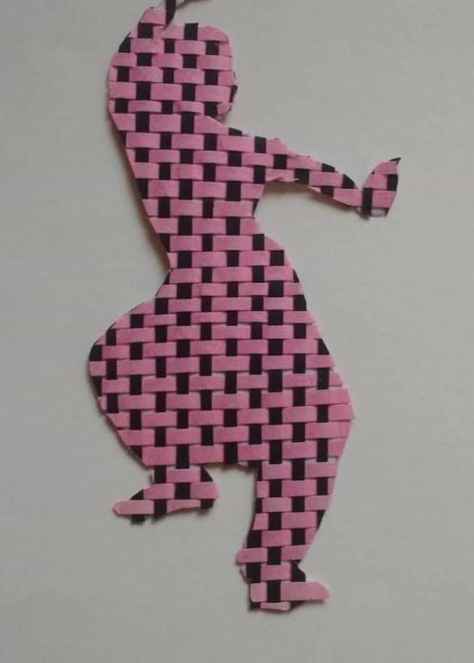 Dancing Doll made by paper