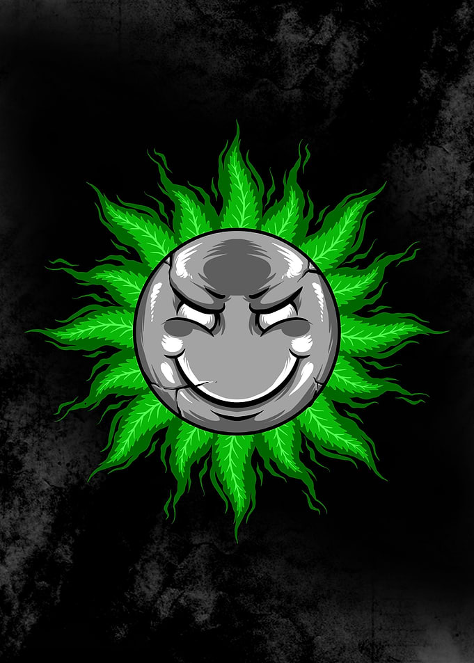 high smile
