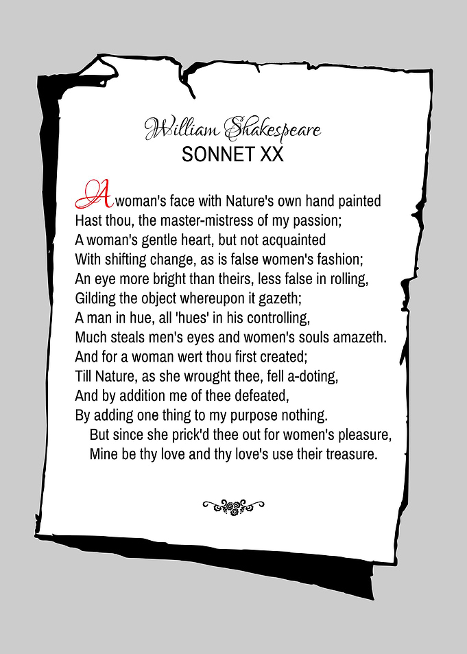 Shakespeare Sonnet 20