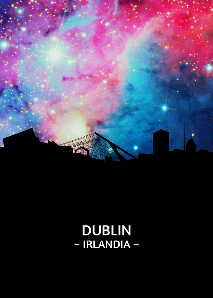 Dublin Irlandia Skyline