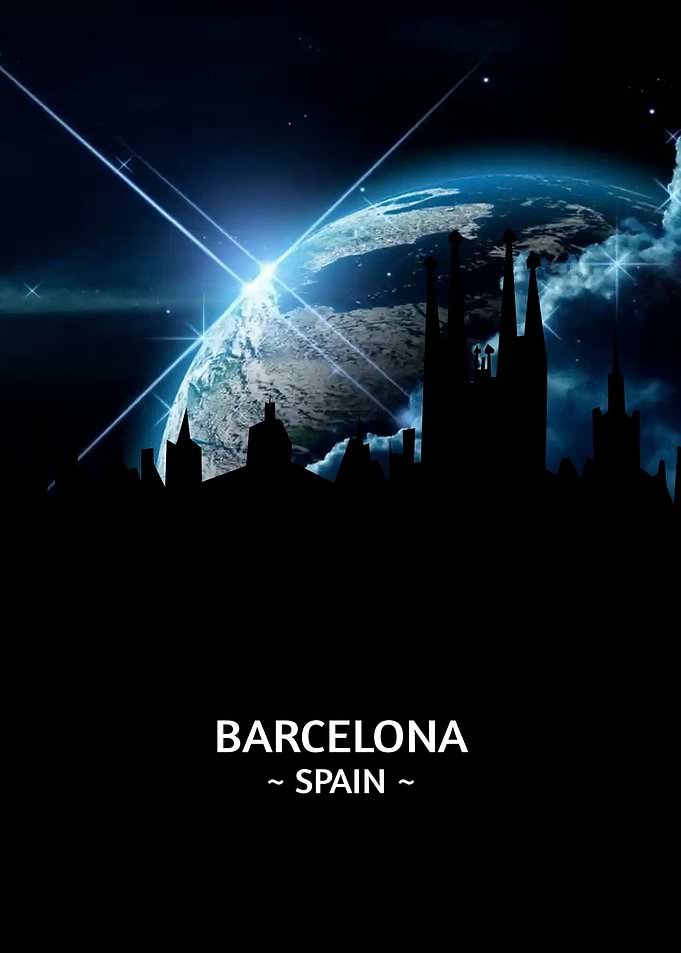 Barcelona Spain Skyline