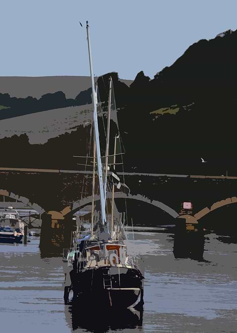 Boats Before the Bridge