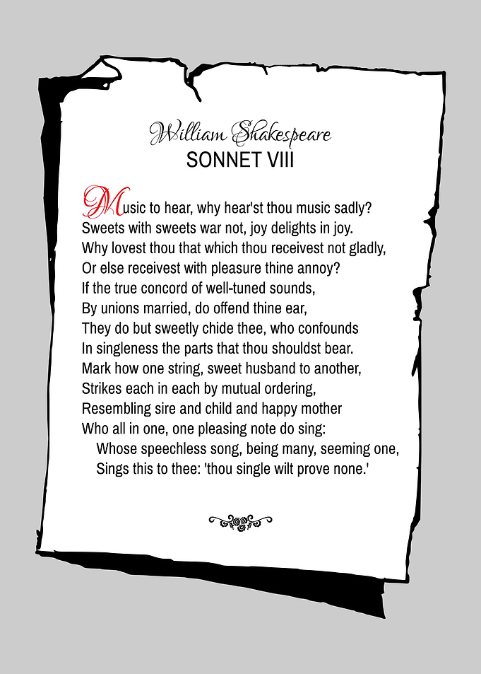 Shakespeare Sonnet 8