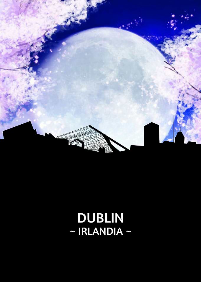 Dublin Irlandia Skyline