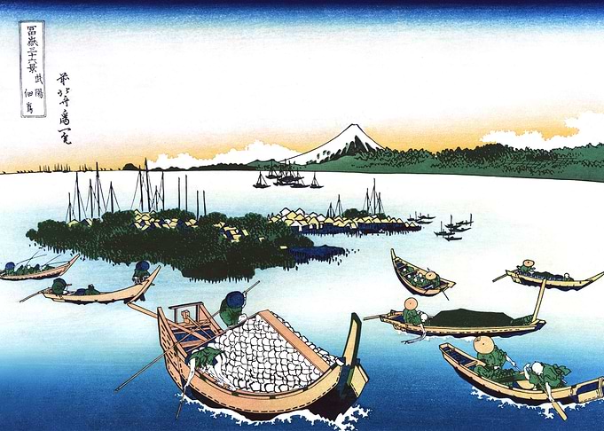 Tsukuda Island in Musashi