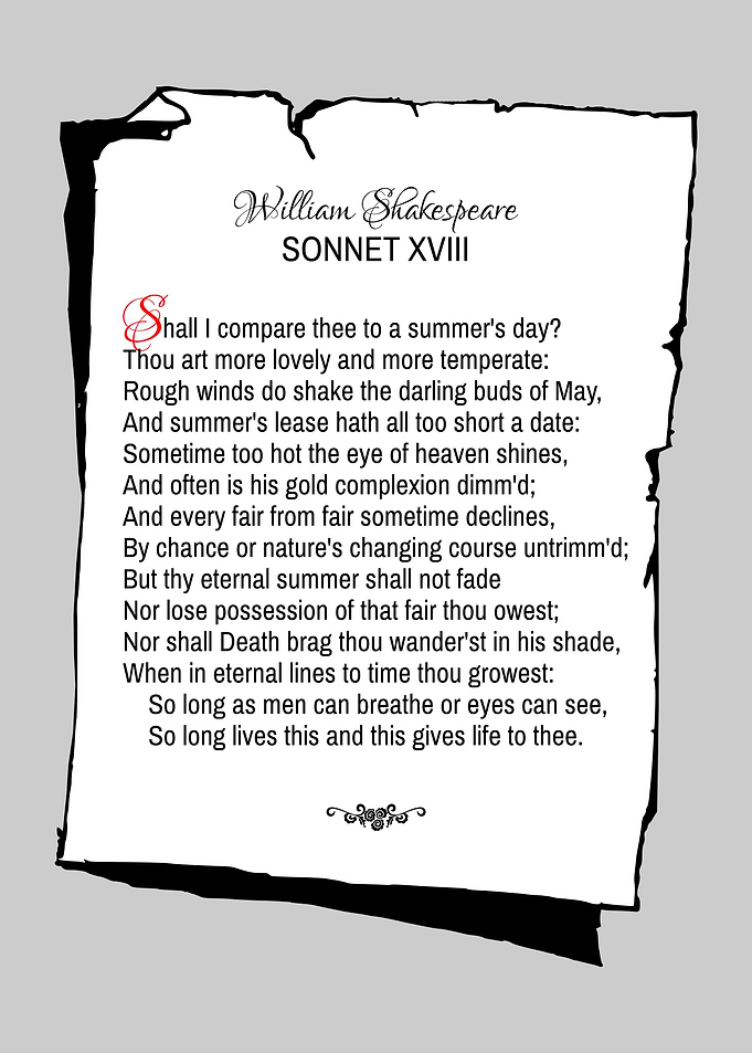 Shakespeare Sonnet 18