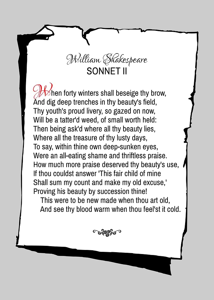 Shakespeare Sonnet 2