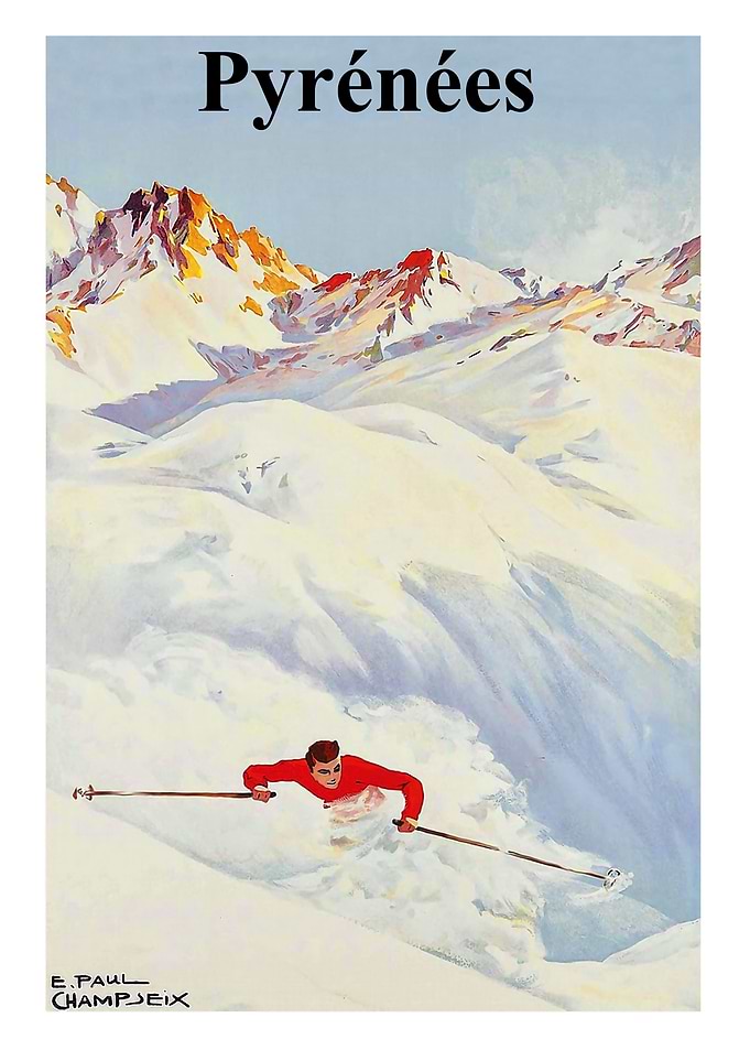 Skiing in Pyrenees