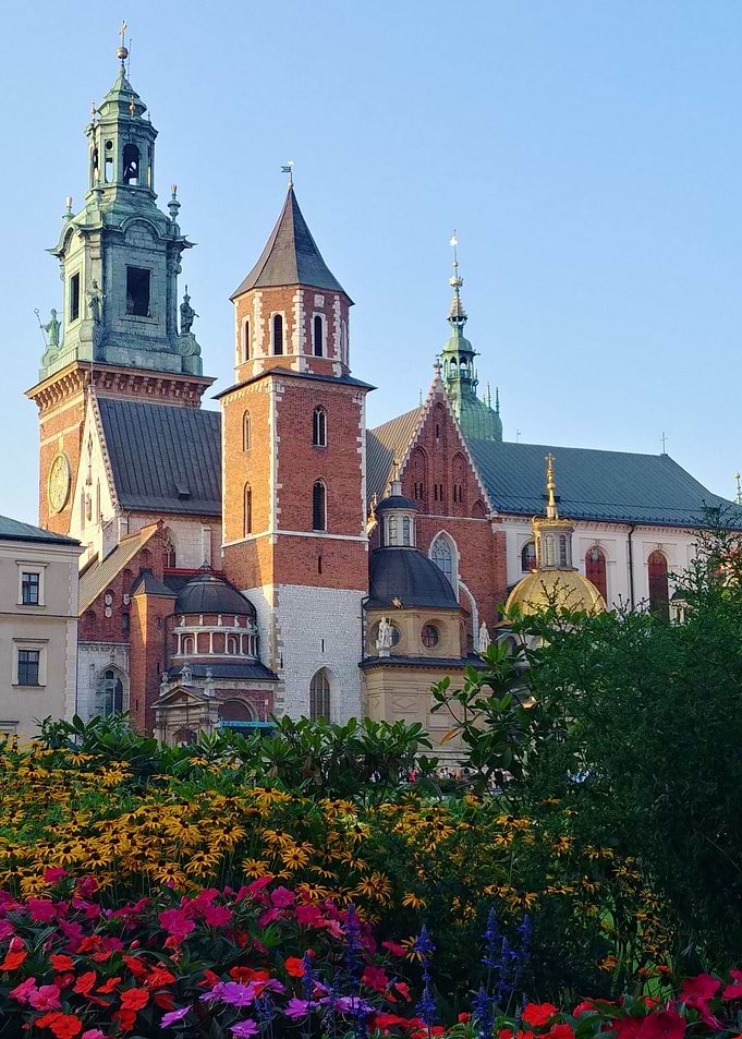 Wawel in flowers