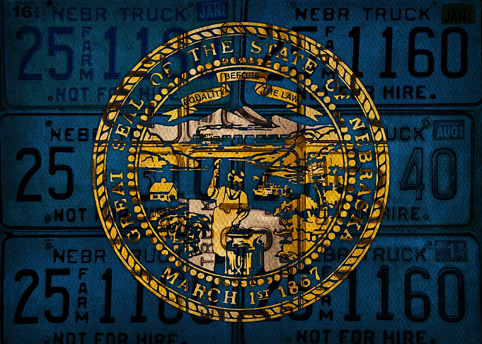 Nebraska State Flag Art