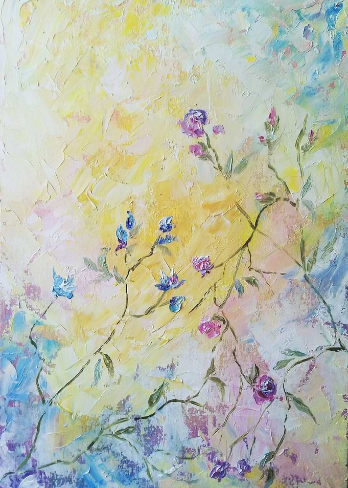 Shabby chic flowers