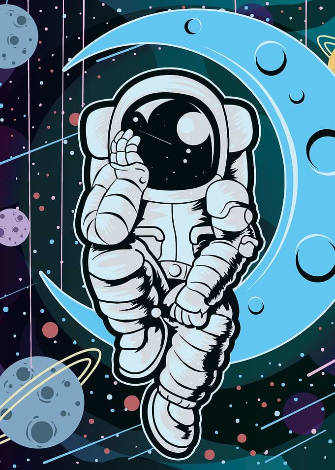 Chilling On The Moon